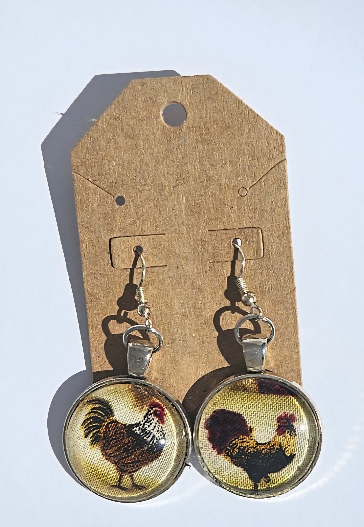 Rooster earrings